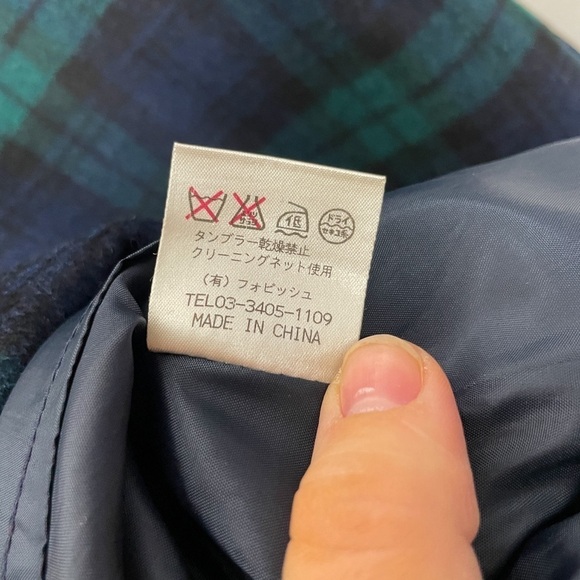 Honey Salon by Foppish Plaid mini dress with bow's on top of shoulder size. xs/s - Picture 4 of 13